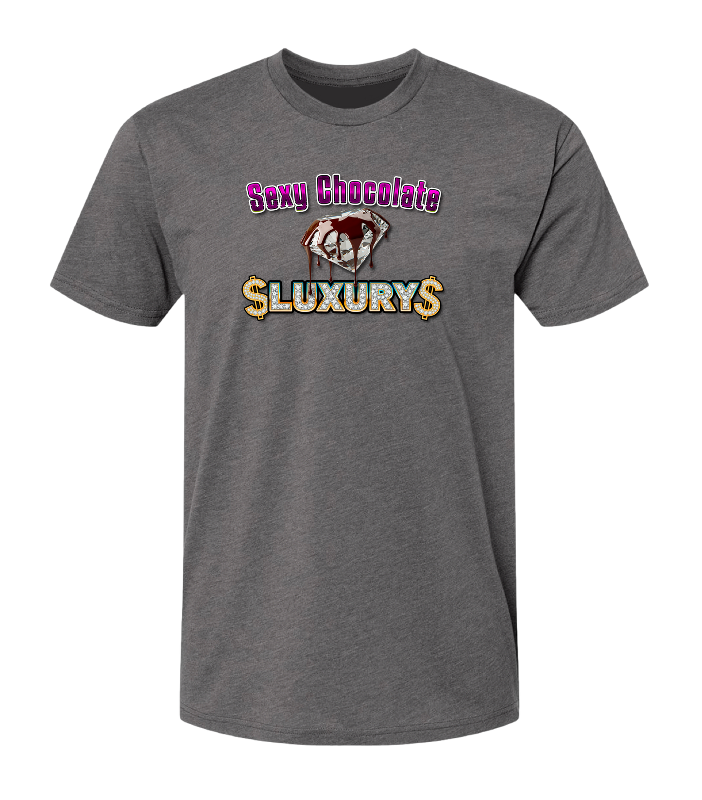 Camisetas de lujo de chocolate sexy