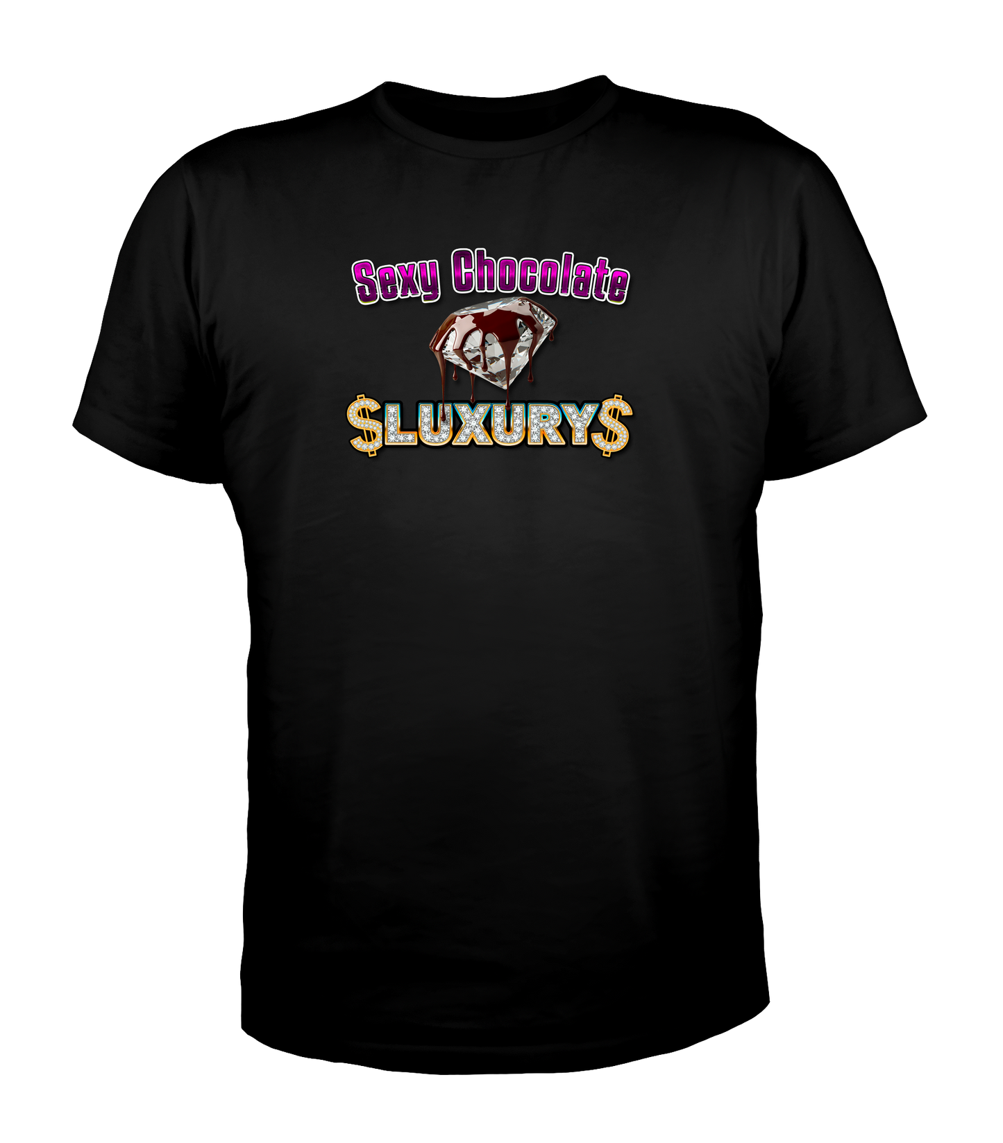 Camisetas de lujo de chocolate sexy